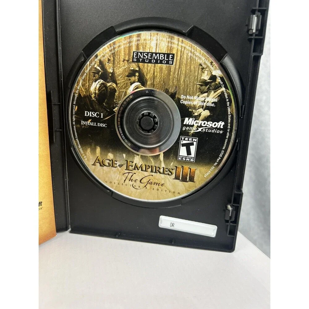 Vintage Age of Empires III The WarChiefs Collectors Edition PC Game Microsoft